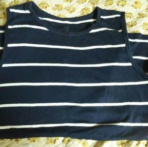 GAP Navy White Tank Top
